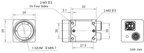 MV-CT3CA0050/G/C/NN dimensions (mm)