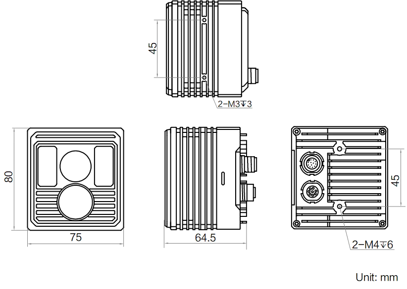 MV-DT04SDE dimensions (mm)