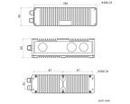 MV-DB500S-C V3.0 dimensions (mm)