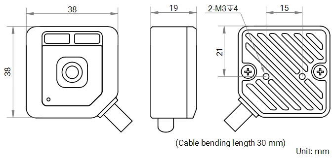 MV-SC1008M-05S-WBN-NR dimensions (mm)