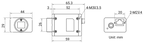 MV-CH250-90GM dimensions (mm)