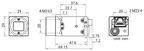 MV-CU050-90GM dimensions (mm)