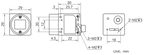 MV-CH050-10UM(EoL) dimensions (mm)