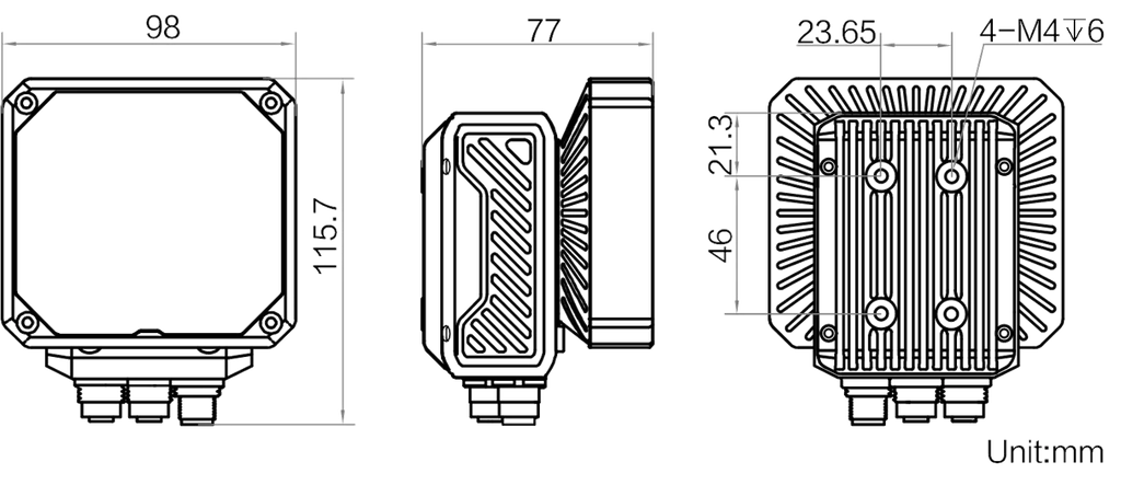 MV-SC6050M-12M-XBN dimensions (mm)