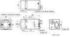 MV-CS020-60GM dimensions (mm)