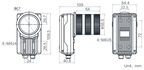 GF-ID8650-W dimensions (mm)