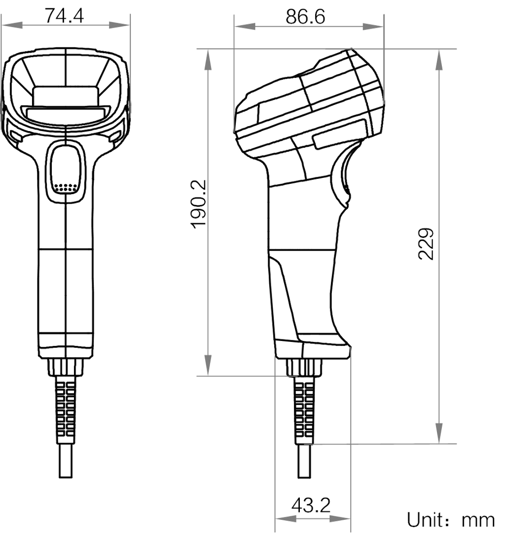HIK-IDYL3000/13NR/05RN/L dimensions (mm)
