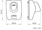 FX-S6001WH-HD-L dimensions (mm)