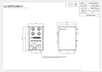 LS-2APC2460-4 dimensions (mm)