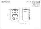LS-2APC2460-6 dimensions (mm)