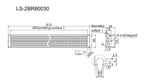 LS-2BR80030 dimensions (mm)