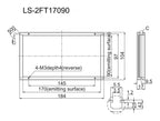 LS-2FT17090 dimensions (mm)