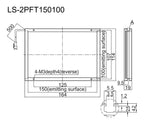 LS-2PFT150100 dimensions (mm)
