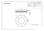LS-3RN12045 dimensions (mm)