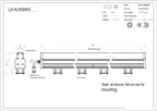 LS-4LINS800 dimensions (mm)