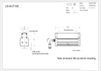 LS-4LIT100 dimensions (mm)