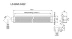 LS-BAR-0422 dimensions (mm)