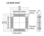 LS-BAR-0457 dimensions (mm)
