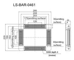 LS-BAR-0461 dimensions (mm)