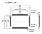 LS-BAR-0463 dimensions (mm)