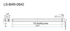 LS-BAR-0842 dimensions (mm)