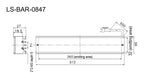 LS-BAR-0847 dimensions (mm)
