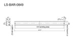 LS-BAR-0849 dimensions (mm)