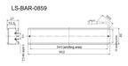 LS-BAR-0859 dimensions (mm)