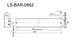 LS-BAR-0862 dimensions (mm)