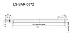 LS-BAR-0872 dimensions (mm)