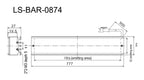LS-BAR-0874 dimensions (mm)