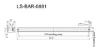 LS-BAR-0881 dimensions (mm)