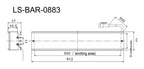 LS-BAR-0883 dimensions (mm)