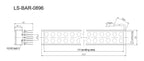 LS-BAR-0896 dimensions (mm)