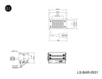 LS-BAR-0931 dimensions (mm)