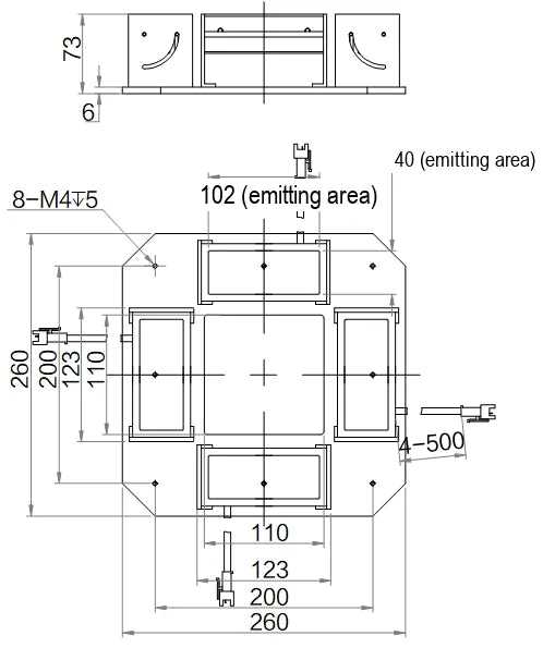 LS-BAR-1079 dimensions (mm)