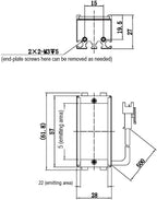 LS-BAR-1253 dimensions (mm)
