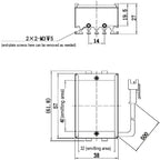 LS-BAR-1254 dimensions (mm)