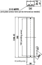 LS-BAR-1263 dimensions (mm)