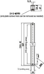 LS-BAR-1272 dimensions (mm)