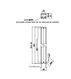 LS-BAR-1285 dimensions (mm)