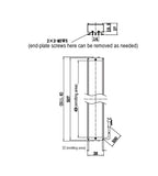 LS-BAR-1286 dimensions (mm)