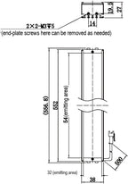 LS-BAR-1289 dimensions (mm)