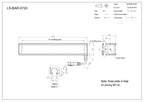 LS-BAR-0720 dimensions (mm)