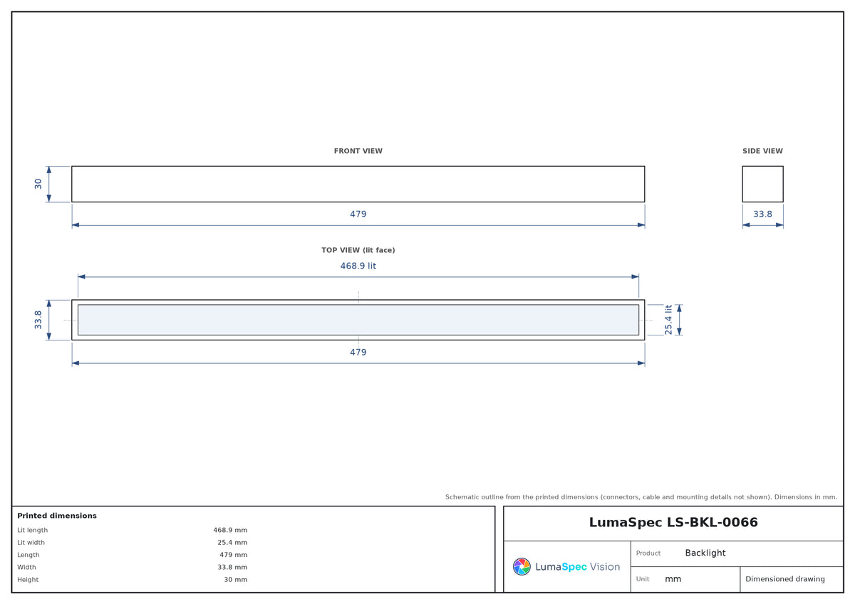 LS-BKL-0066 dimensions (mm)