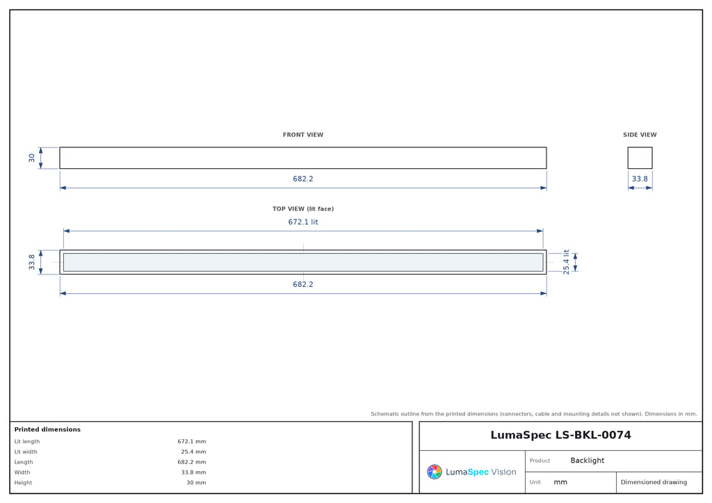 LS-BKL-0074 dimensions (mm)
