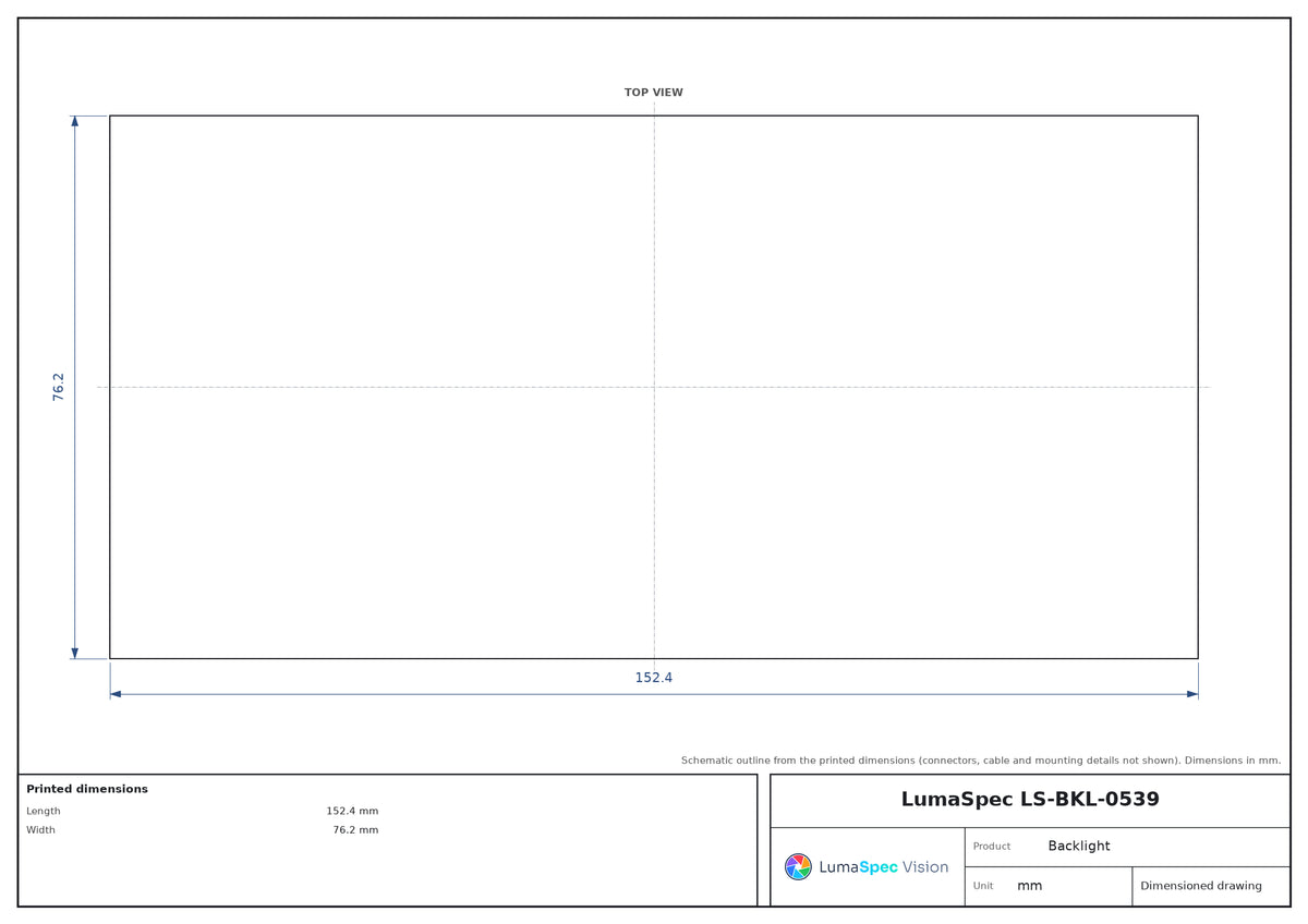 LS-BKL-0539 dimensions (mm)