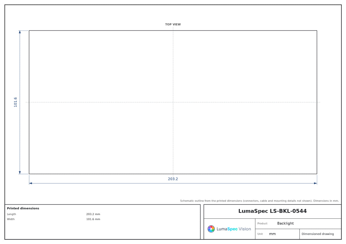 LS-BKL-0544 dimensions (mm)