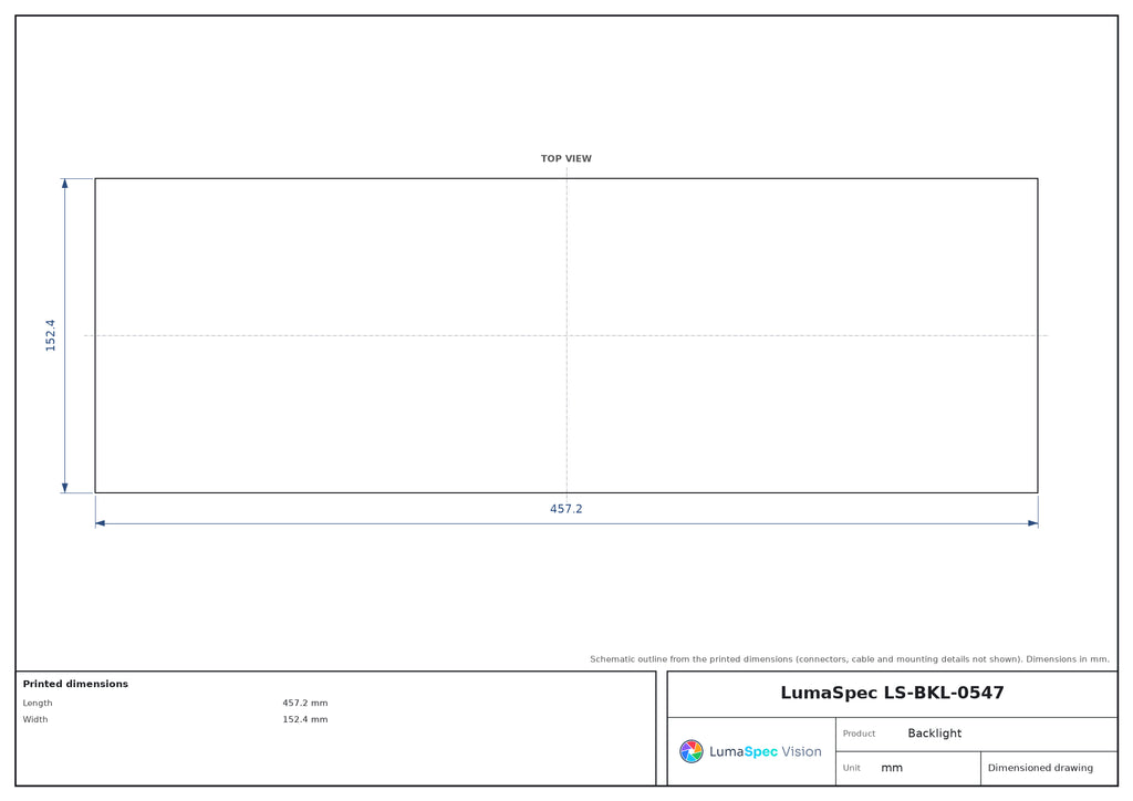 LS-BKL-0547 dimensions (mm)