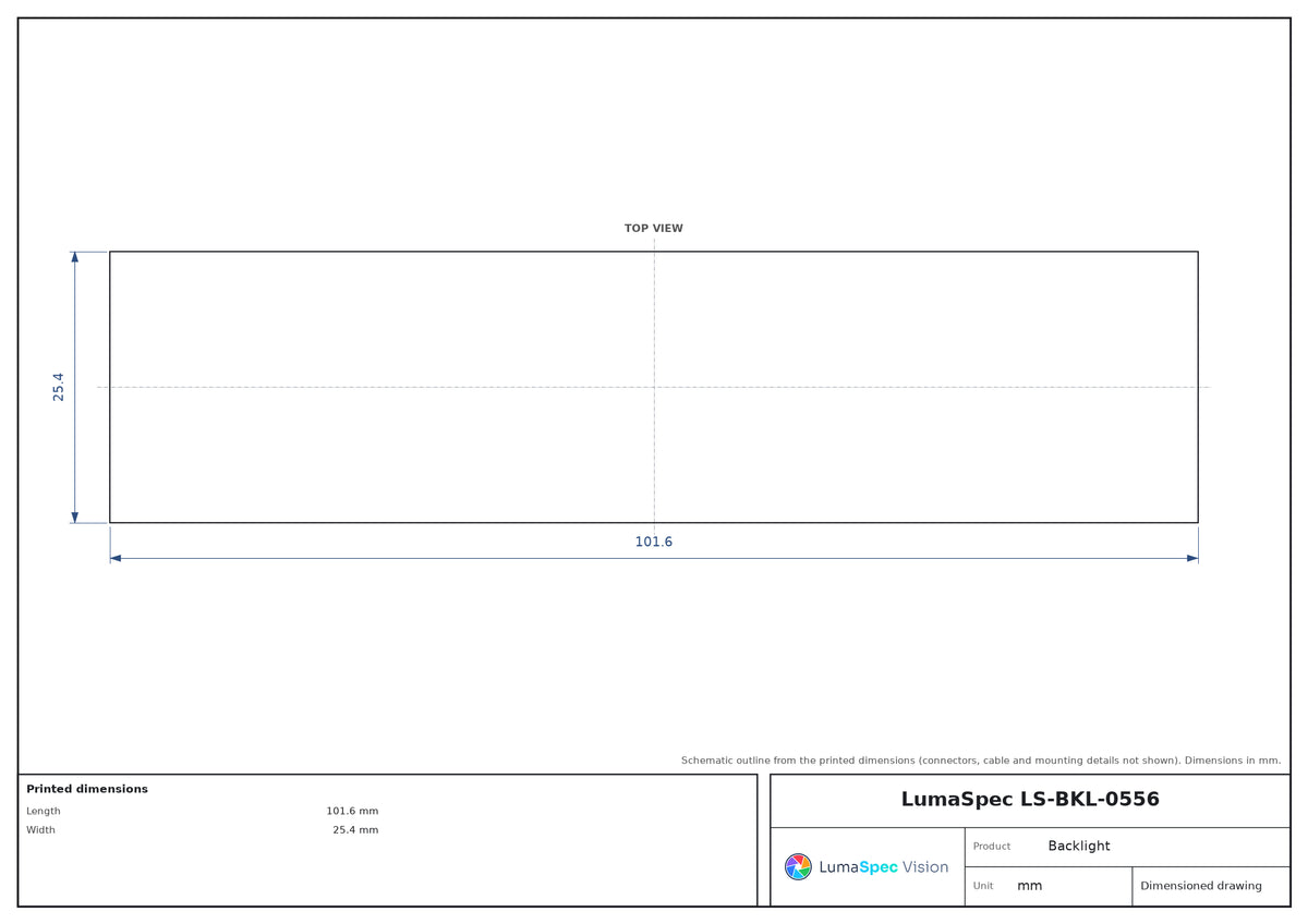 LS-BKL-0556 dimensions (mm)